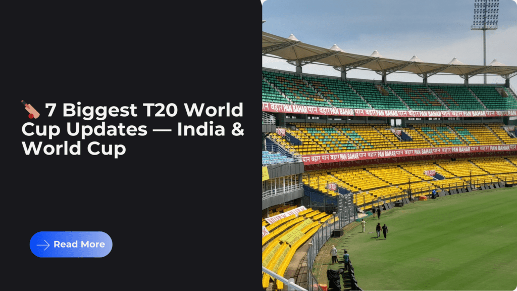 7 Biggest T20 World Cup Updates