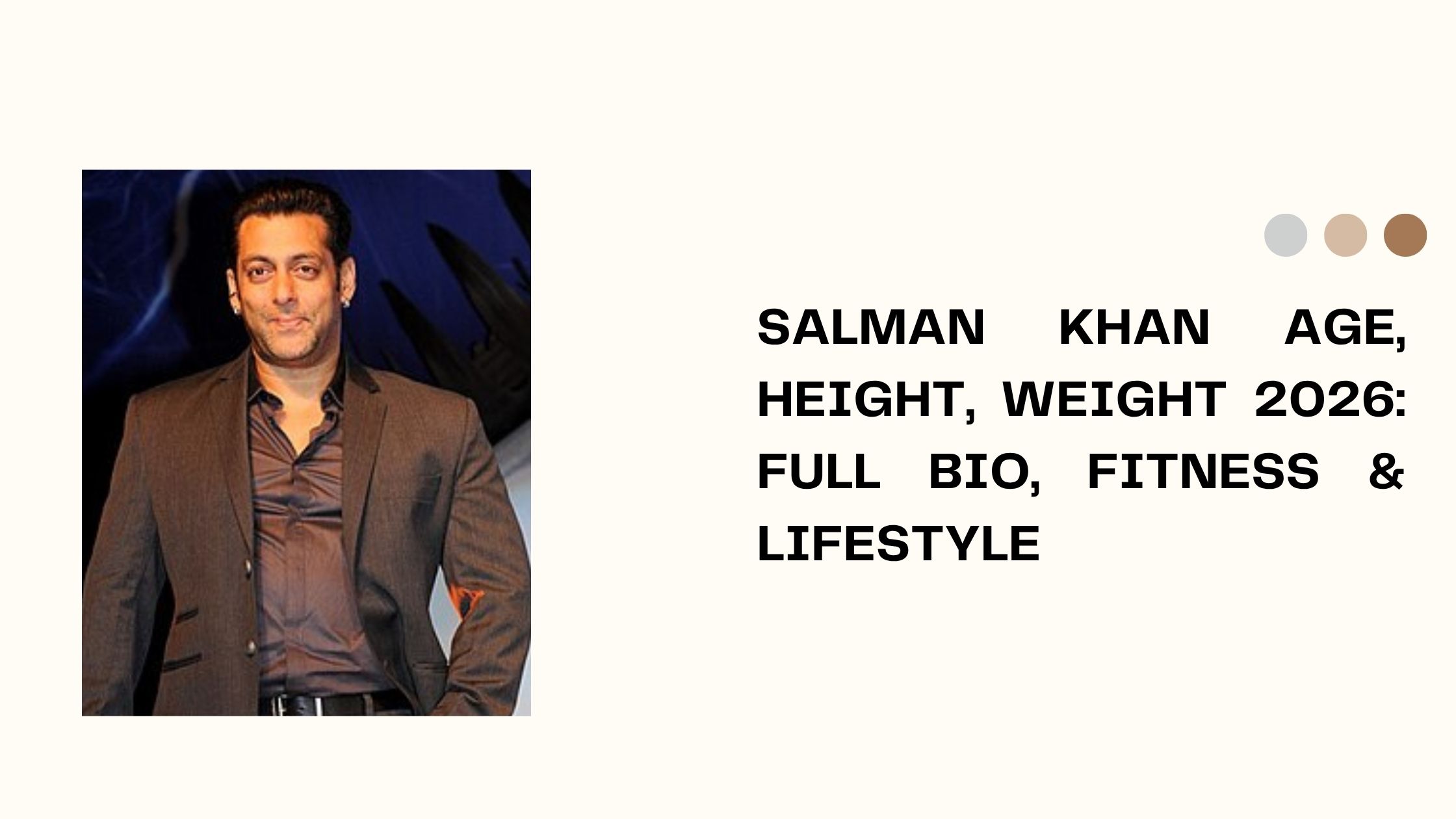 Salman khan age