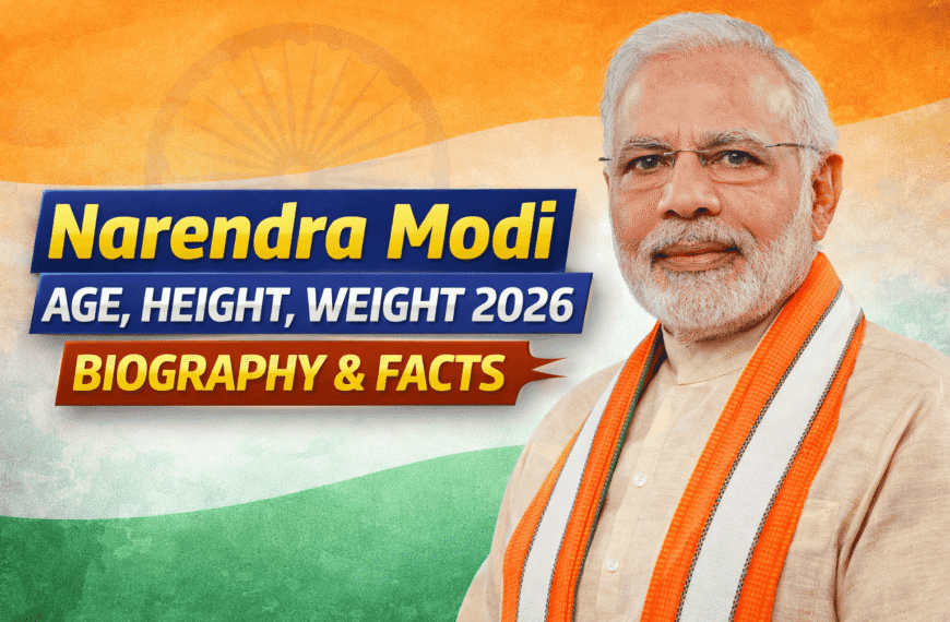 Narendra Modi age