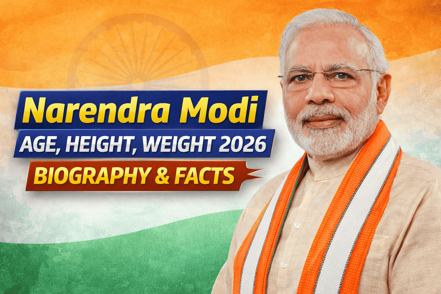 Narendra Modi age