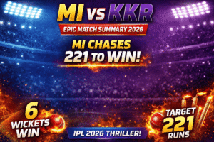 MI vs KKR Match