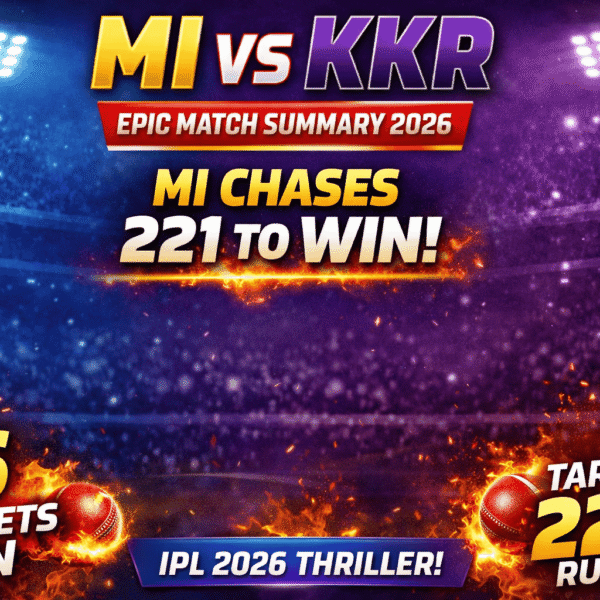 MI vs KKR Match