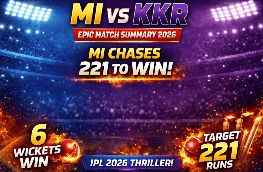 MI vs KKR Match
