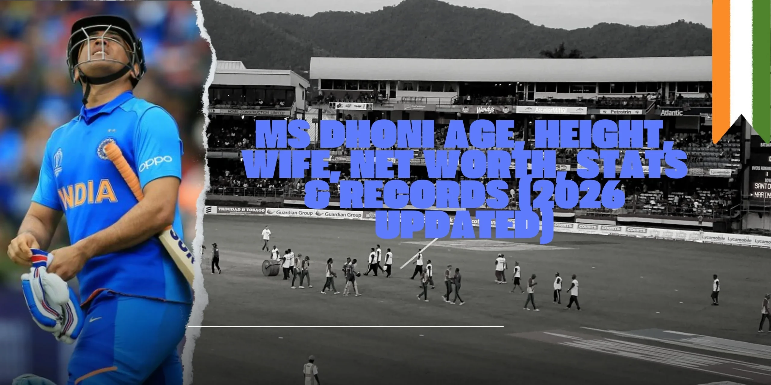 MS Dhoni Age, Height, Wife, Net Worth, Stats & Records