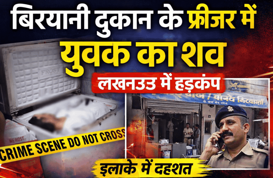 लखनऊ में सनसनी