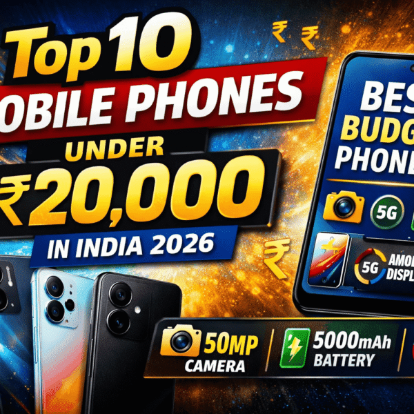 Mobile Phones Under ₹20,000 in India