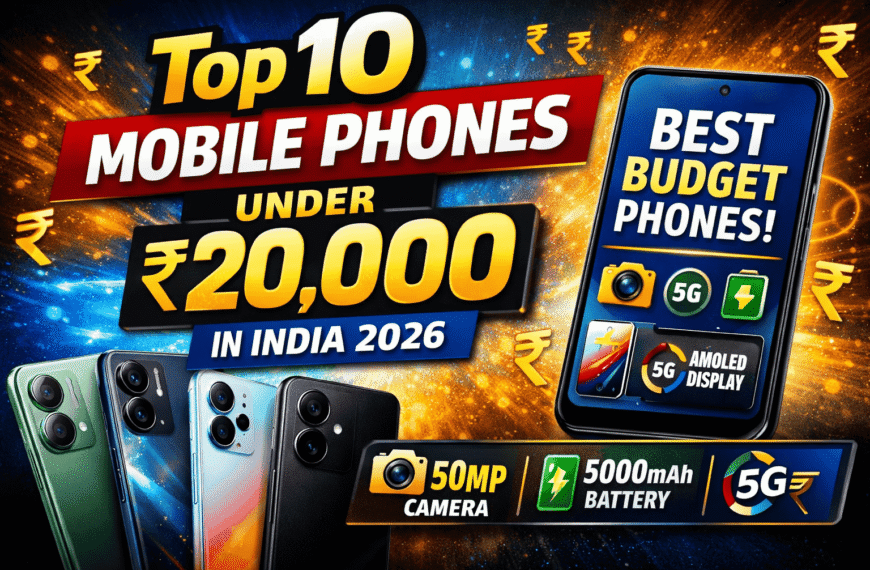 Mobile Phones Under ₹20,000 in India