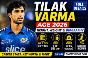 Tilak Varma Age 2026