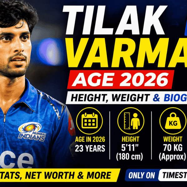 Tilak Varma Age 2026