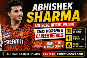 Abhishek Sharma Age 2026