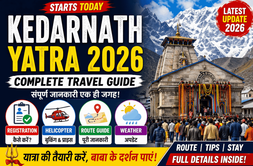 Kedarnath Yatra 2026
