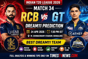 RCB vs GT Dream11 Prediction 2026