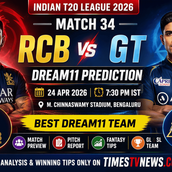 RCB vs GT Dream11 Prediction 2026
