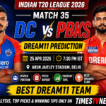 DC vs PBKS Dream11 Prediction 2026