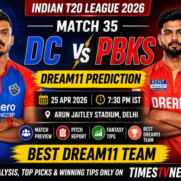 DC vs PBKS Dream11 Prediction 2026