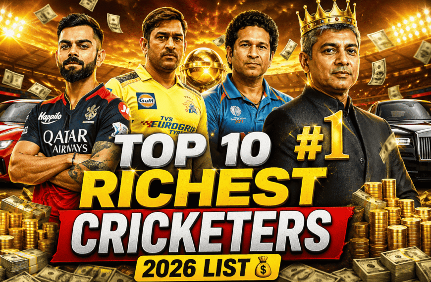Top 10 Richest Cricketers in the World