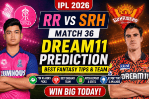 RR vs SRH Dream11 Prediction Today