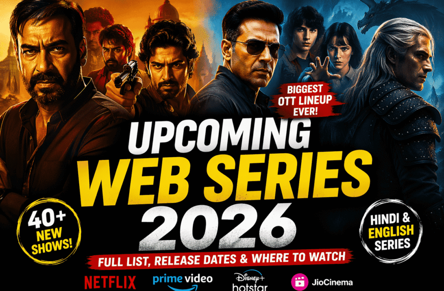 Upcoming Web Series 2026