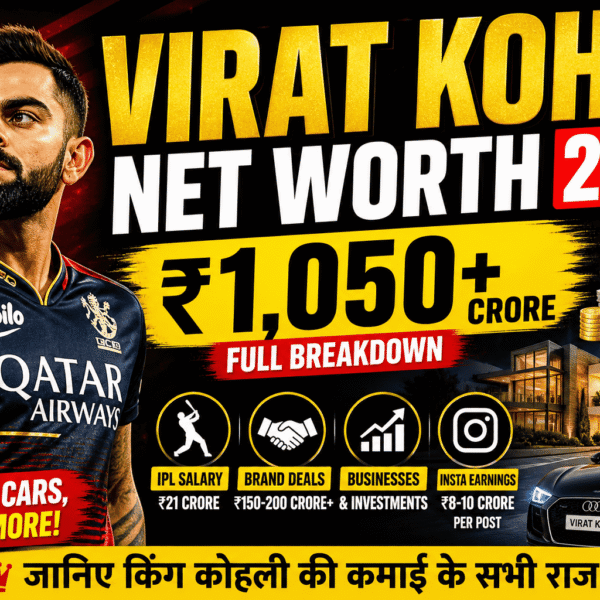 Virat Kohli Net Worth 2026