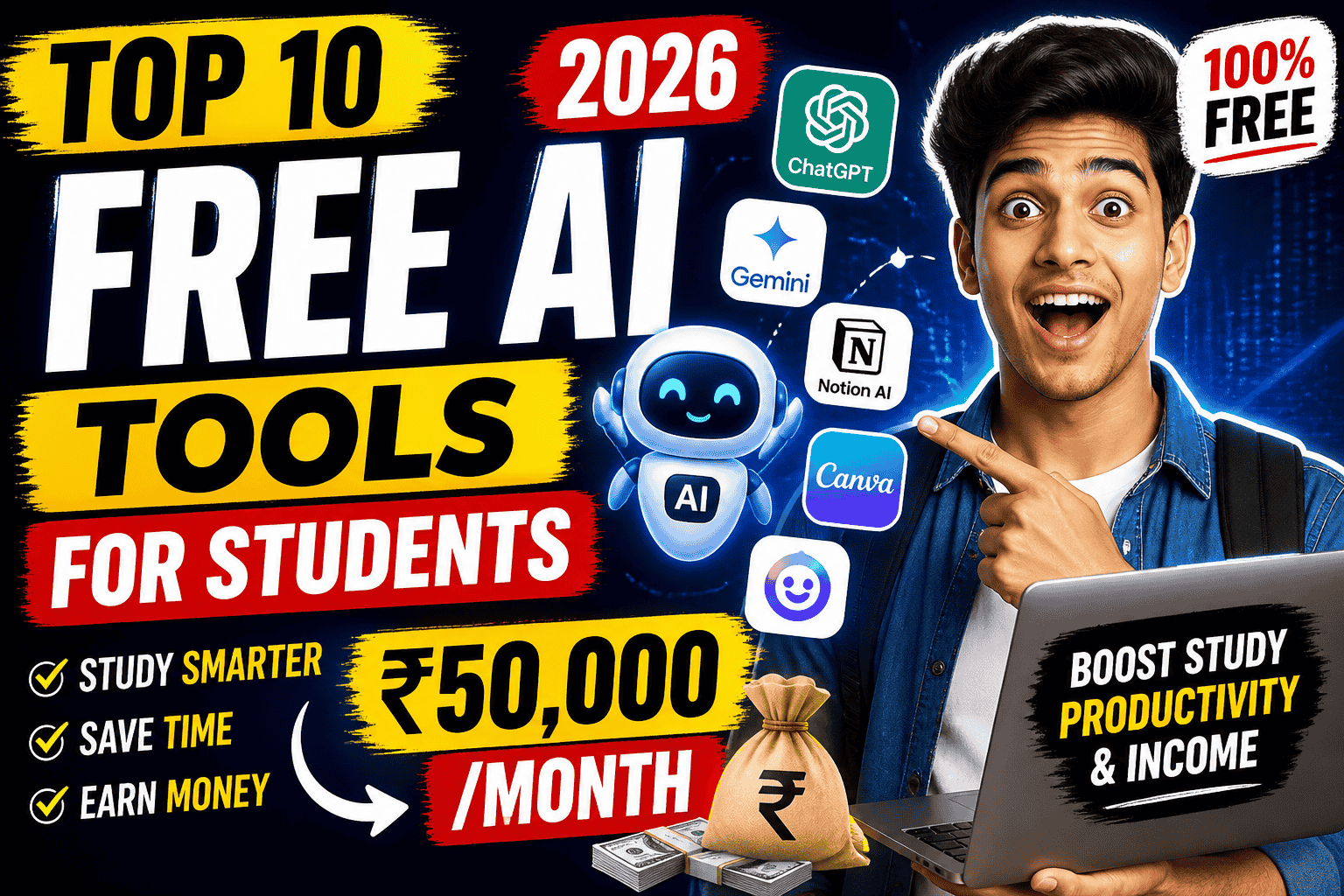 FREE AI Tools for Students in India