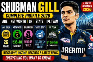 Shubman Gill Age 2026
