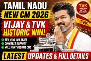Tamil Nadu New CM 2026
