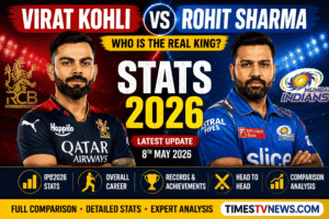 Virat Kohli vs Rohit Sharma Stats 2026