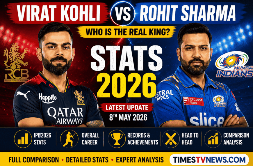 Virat Kohli vs Rohit Sharma Stats 2026